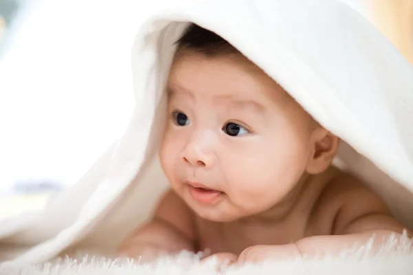 stock image Portait of cute baby