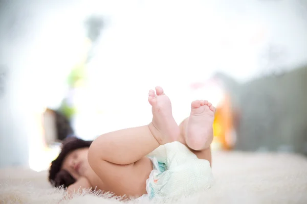 婴儿的脚 — 图库照片