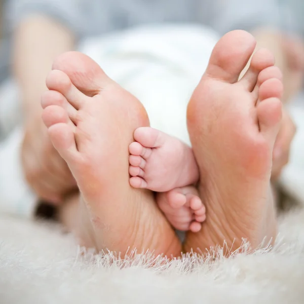 Family foot — Stock Photo, Image