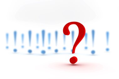 Red question mark clipart