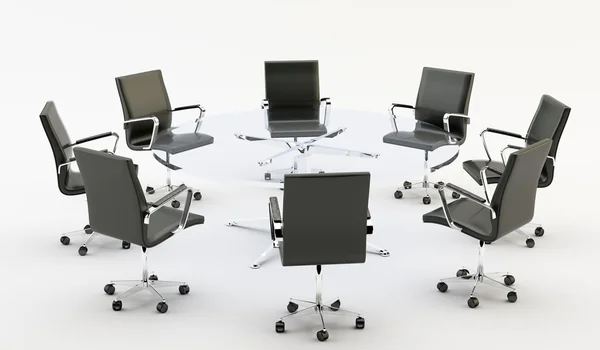 Stolar och bord för office — Stockfoto