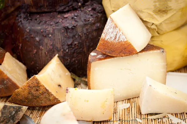 stock image Cheese at a market