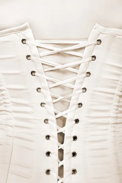 Gros plan d'une femme en corset — Photo