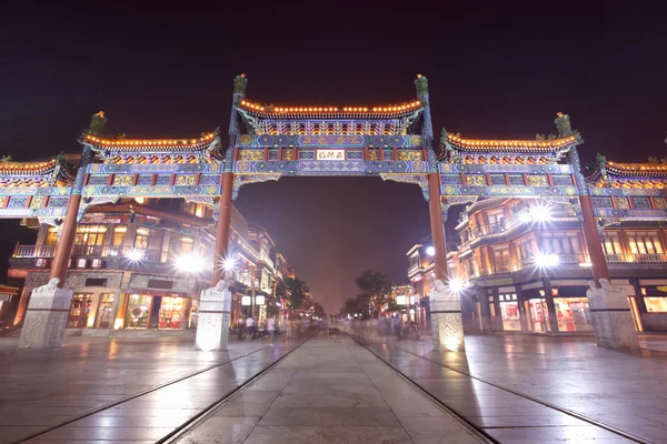 Beijing ancient commercial street — Stock Photo, Image
