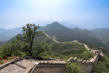 The great wall in beijing clipart