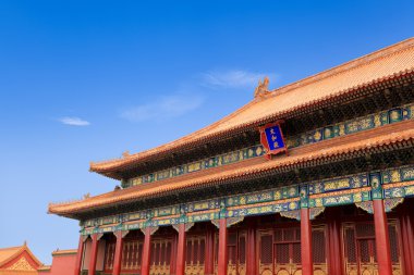 The hall of supreme harmony in beijing,China clipart