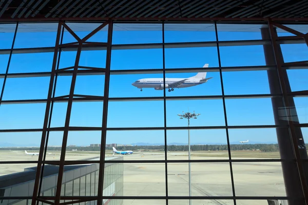 stock image Flight arrival