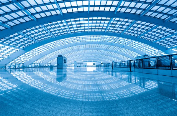 Modern airport express station — Stock Photo, Image