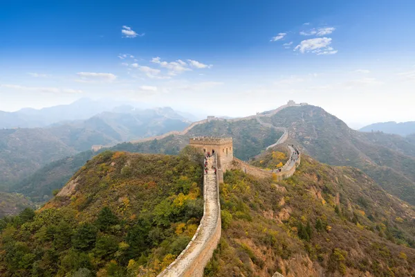 stock image The great wall at autumn