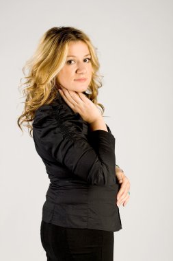 Studio portrait of a business lady