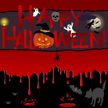 Halloween background. clipart