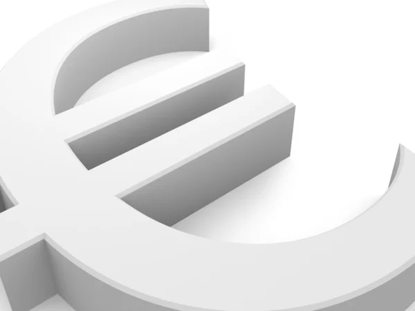 Conceptuele eurosymbool — Stockfoto