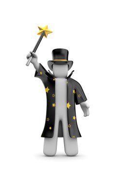 Wizard. Image contain clipping path clipart