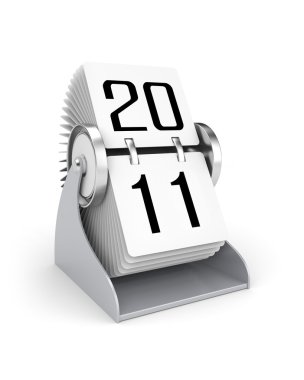 Rolodex with date clipart