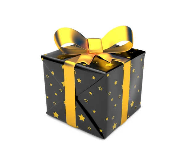 Gift box. Image contain clipping path — Stock Photo, Image