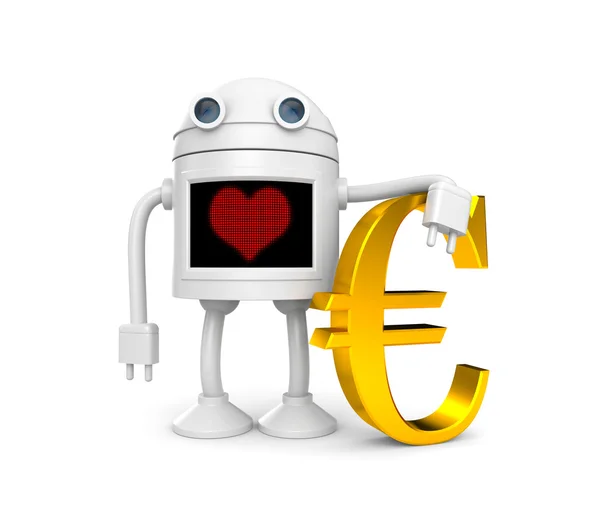 Kärlek för pengar — Stockfoto