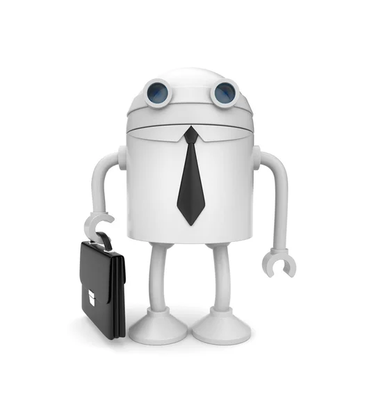 Robot businessman — Stock Photo, Image