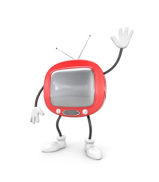 Affable TV retro — Fotografia de Stock