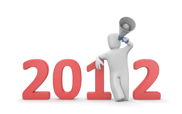 Call to New Year — Stock Photo, Image
