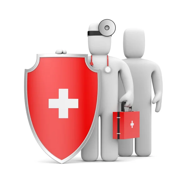 Medical Protection. Image contain clipping path — Stock Photo, Image