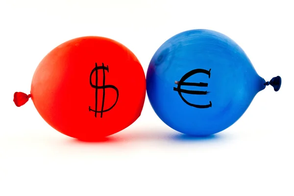 Währungsballons — Stockfoto