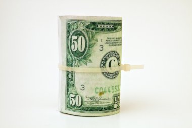 Rolled banknotes