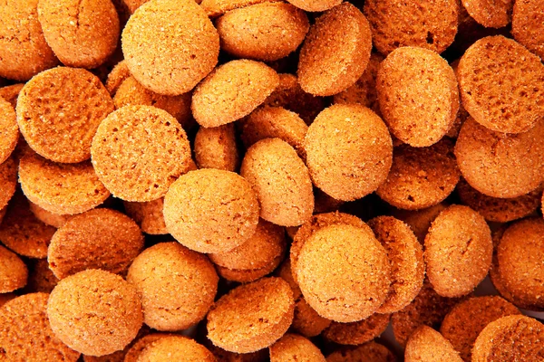 Háttérben a tipikus holland édességek: pepernoten — Stock Fotó