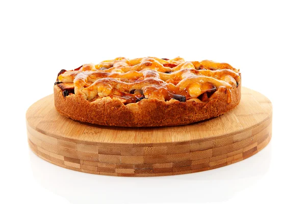 Delicioso pastel de manzana horneado en casa —  Fotos de Stock