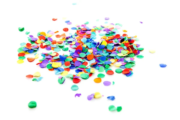 Куча разноцветных конфетти — стоковое фото