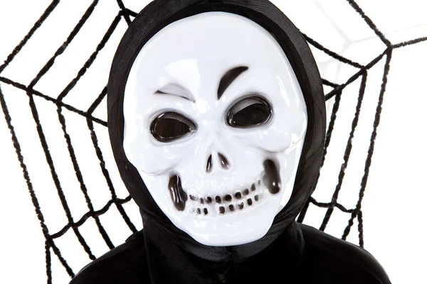 Máscara assustadora do crânio — Fotografia de Stock