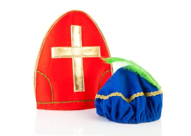 Mitre sinterklaas ve şapka siyah Pete