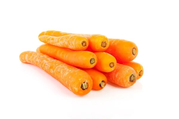 Pilha de cenouras frescas — Fotografia de Stock