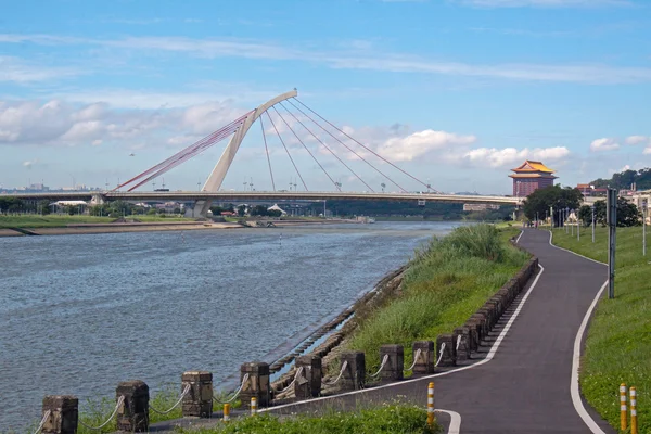 stock image Dazhi Bridge over the Keelung River