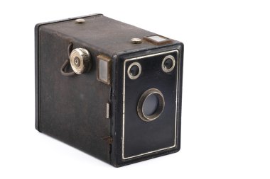 Vintage box camera clipart