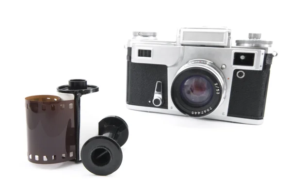 Câmera de telémetro analógico vintage — Fotografia de Stock