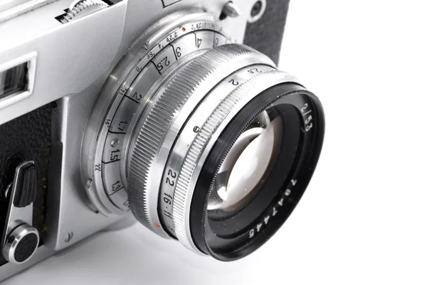Detalj av retro analoga kameran — Stockfoto