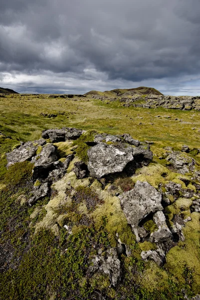 Paisagem vulcânica na Islândia — Fotografia de Stock