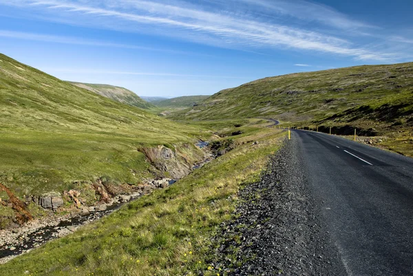 Ruta panorámica en Islandia — Foto de Stock