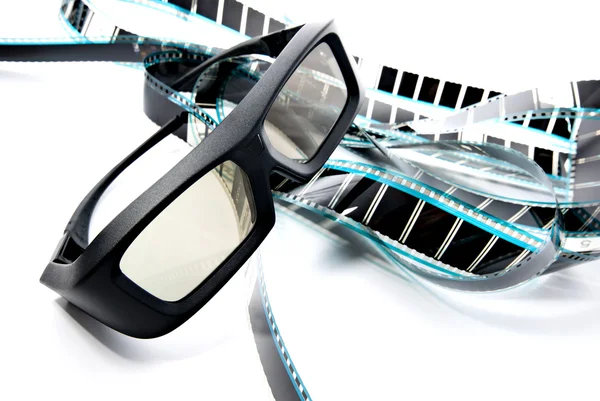Óculos de obturador 3D Imagem De Stock