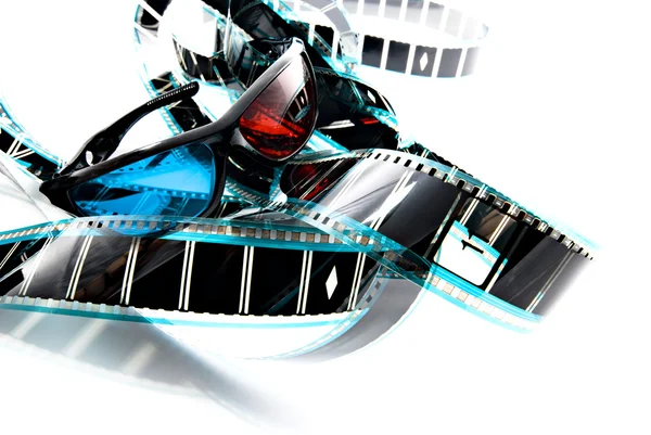 Anachromer Kunststoff 3D-Brille Stockbild