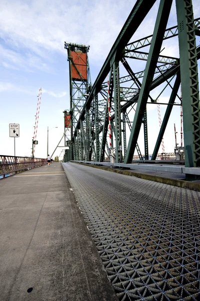 Dettaglio del vecchio ponte levatoio a Portland — Foto Stock
