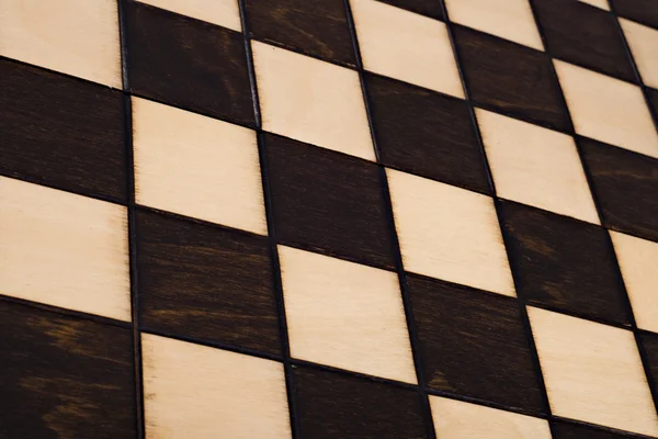 Ahşap satranç tahtası — Stok fotoğraf