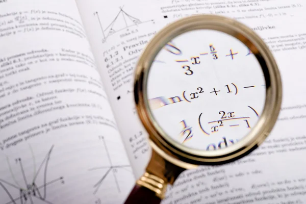 Math reference book — Stock Photo, Image