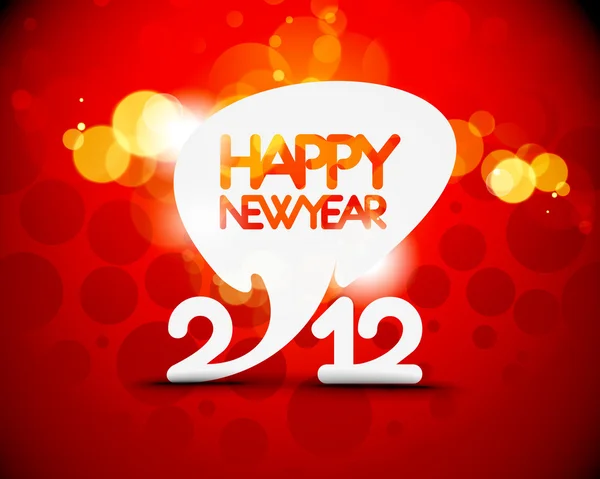 stock vector New year 2012 poster