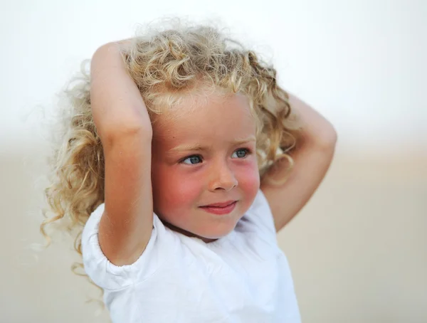 Beautiful blond child — Stock Photo, Image