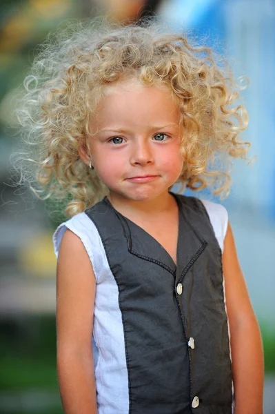 Krásné blonďaté dítě — Stock fotografie