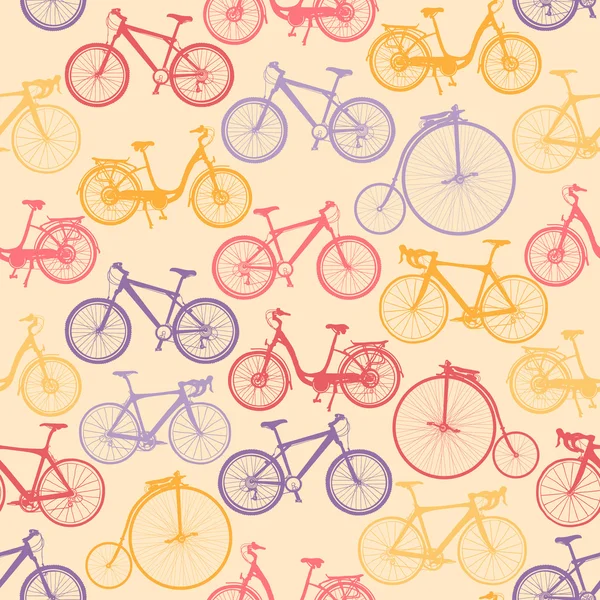 Bisiklet desen — Stok Vektör