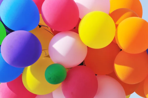 stock image Detail of cluster of party balloons