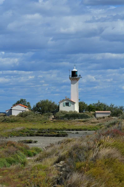The Gacholle lighthouse in Camargue natural park — Stock Photo, Image