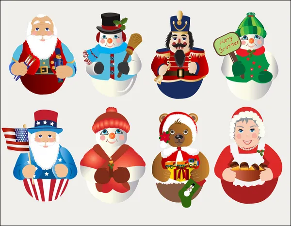 Iconos de Navidad — Archivo Imágenes Vectoriales